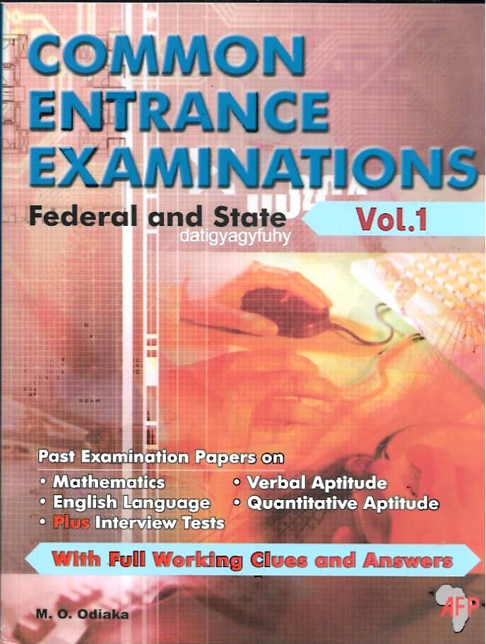 Common Entrance Examination Federal Vol 1