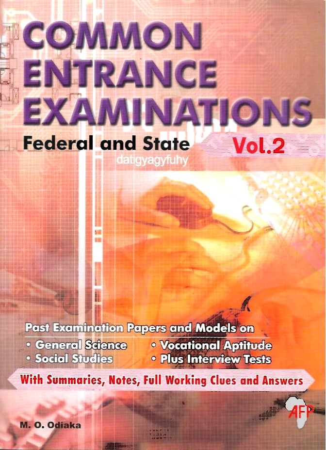 Common Entrance Examination Federal Vol 2
